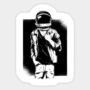 Rock Astronaut Sticker